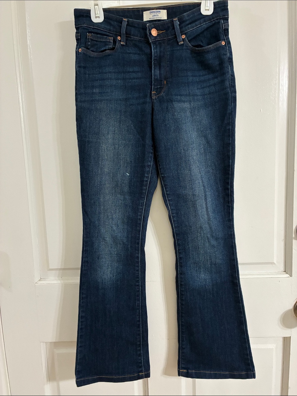 Denizen from Levi's Dark Blue Mid-Rise Bootcut Jeans